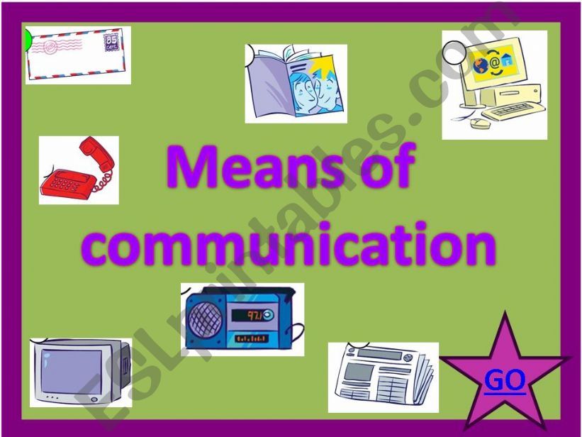 Means of communication powerpoint