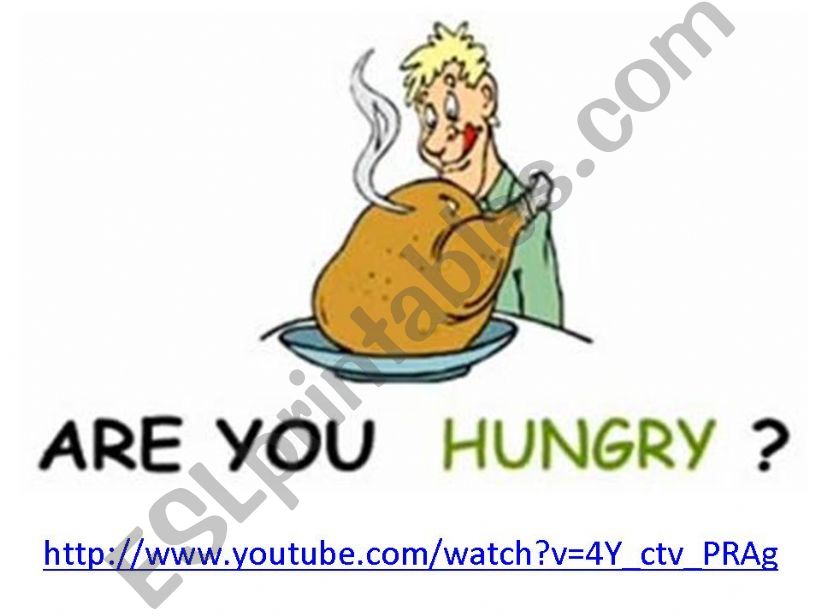 Are you hungry? song powerpoint