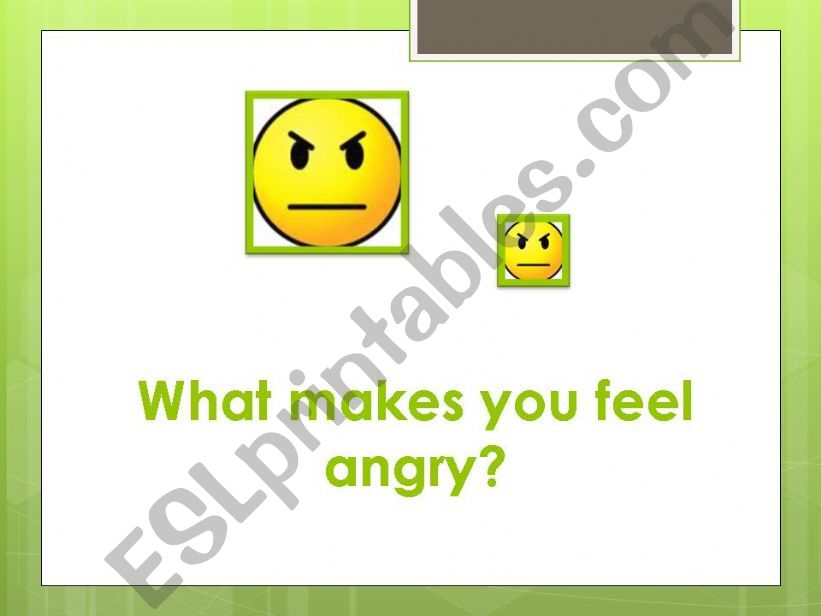 Emotions and Feelings Part II powerpoint