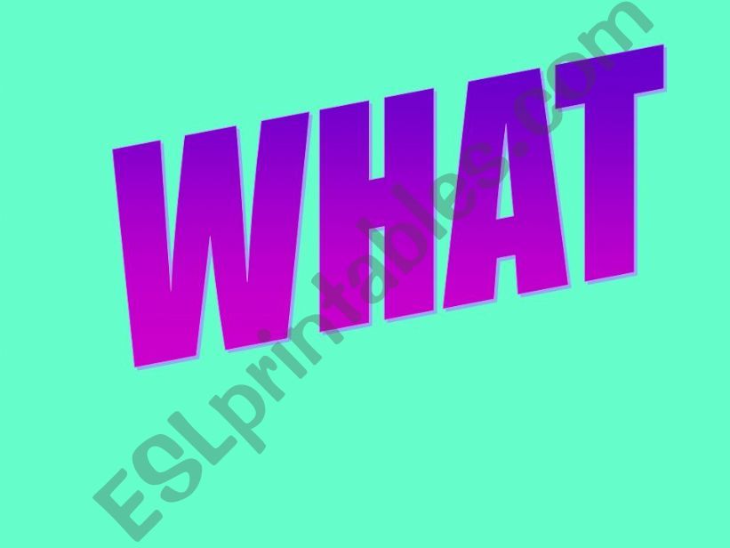Asking questions in English powerpoint