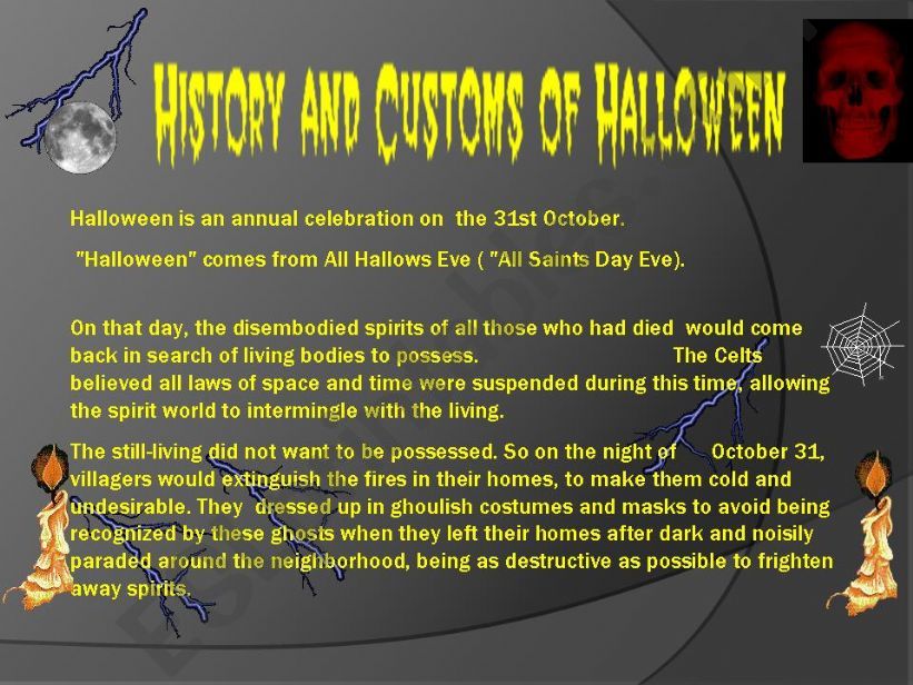 History and customs of Halloween