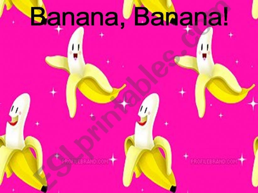 ActionWordGame: Banana, Banana