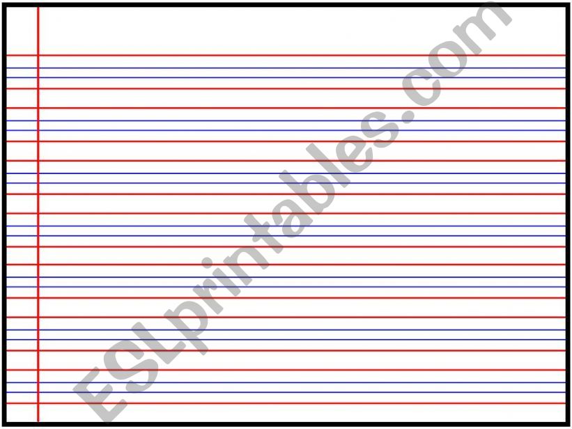 lines for writting powerpoint