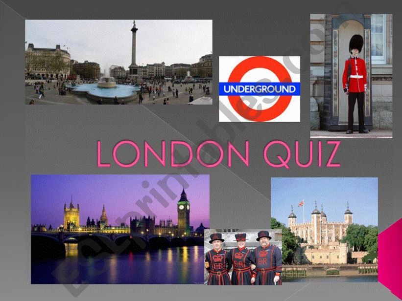 LONDON QUIZ - FULL OF HYPERLINKS