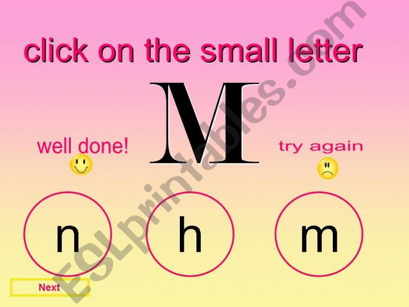 capital and small letters powerpoint