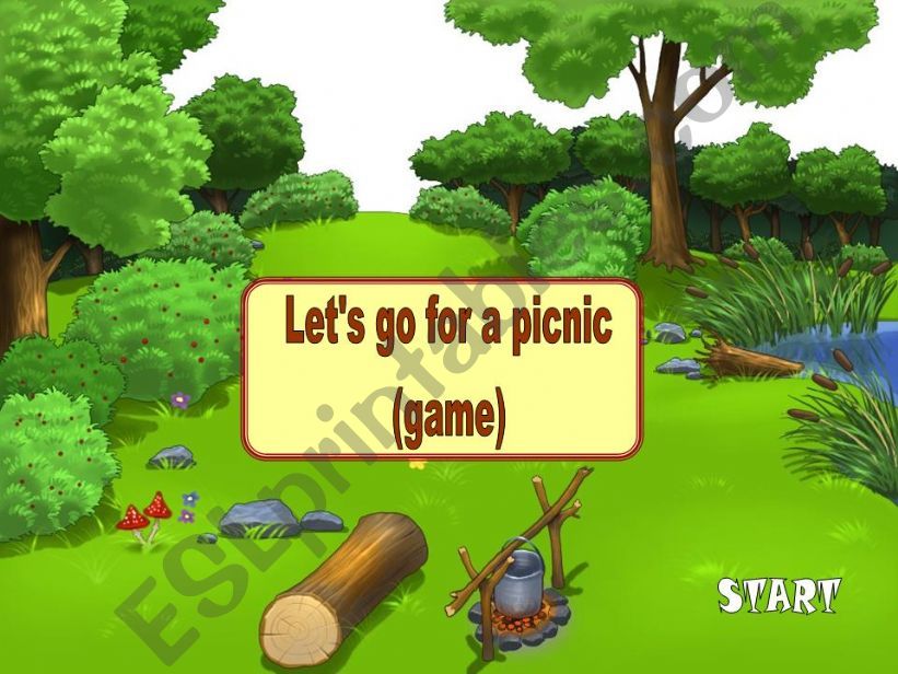 Lets go for a picnic! (game with sound)