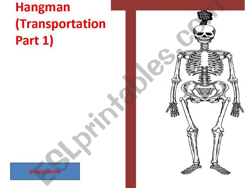 Hangman Transportation Part 1 powerpoint