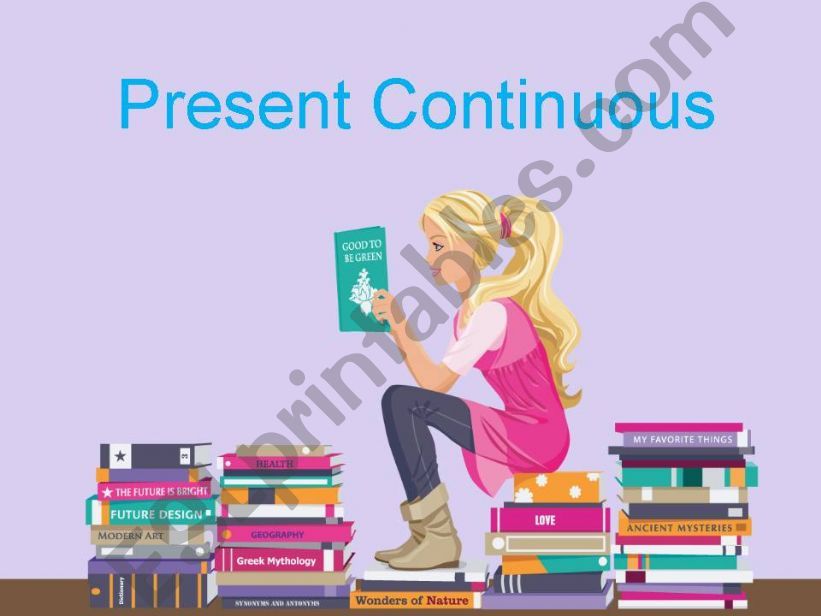 Present continuous 1-3 powerpoint