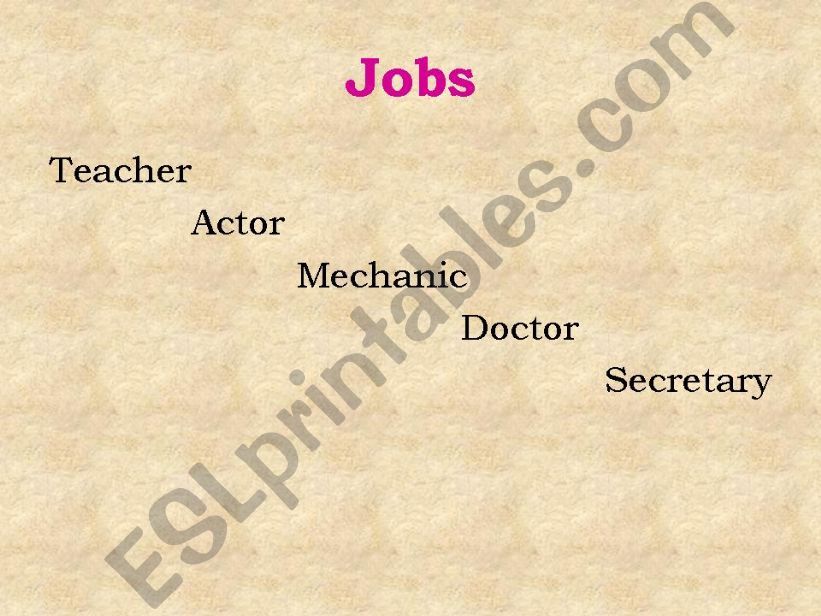 Jobs powerpoint