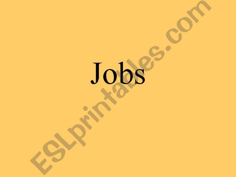 Jobs powerpoint