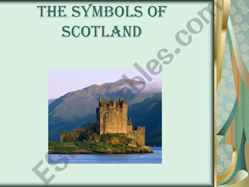 The Symbols of Scotland powerpoint