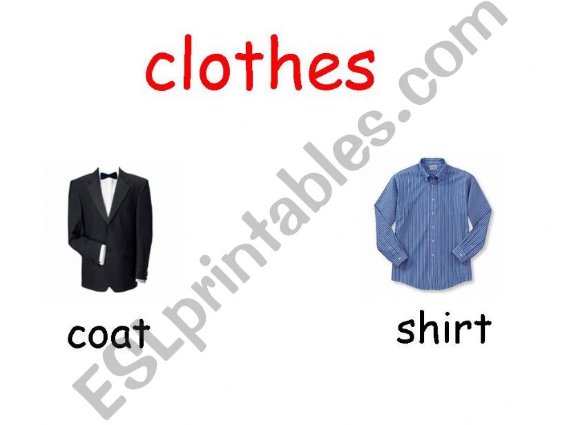 clothes powerpoint