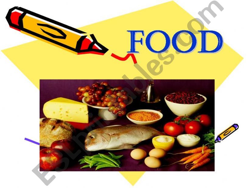 Food vocabulary powerpoint