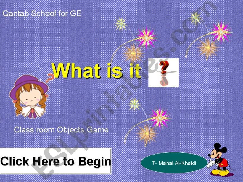 What is it game? powerpoint