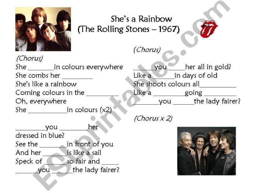 Shes a rainbow (The Rolling Stones)