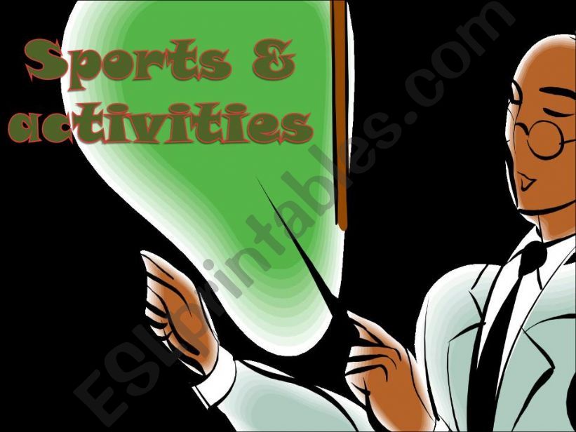 SPORTS & ACTIVITIES powerpoint