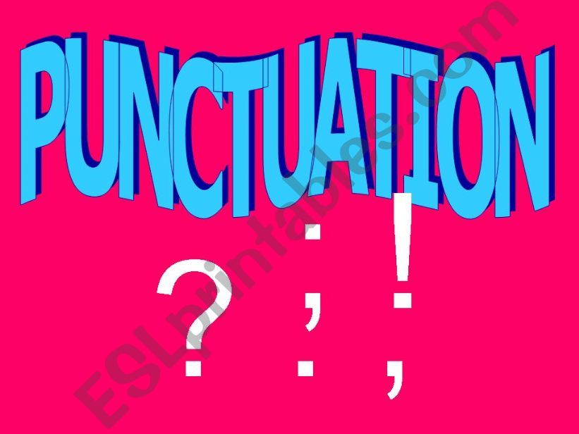 punctuation powerpoint