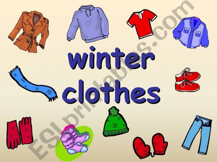 Winter clothing and weather intro
