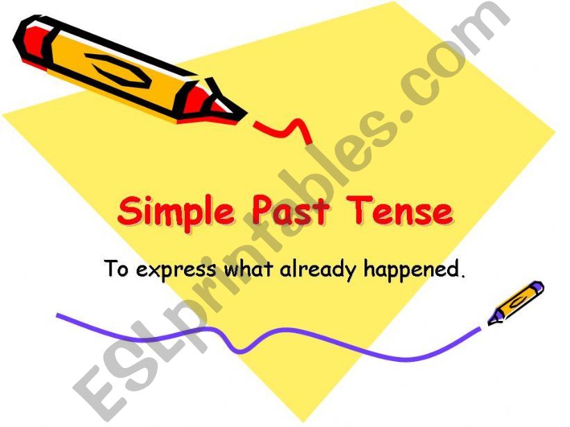 simple past powerpoint