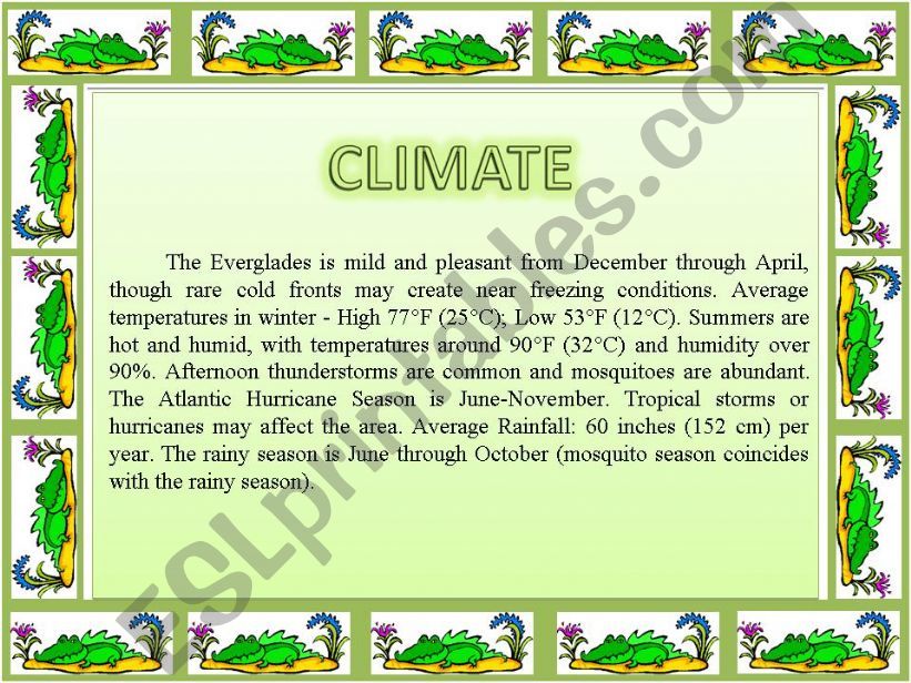 Everglades - part 2/3 powerpoint