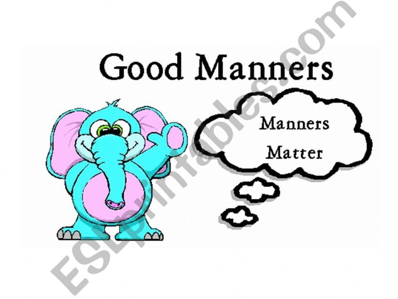 Good Manners powerpoint