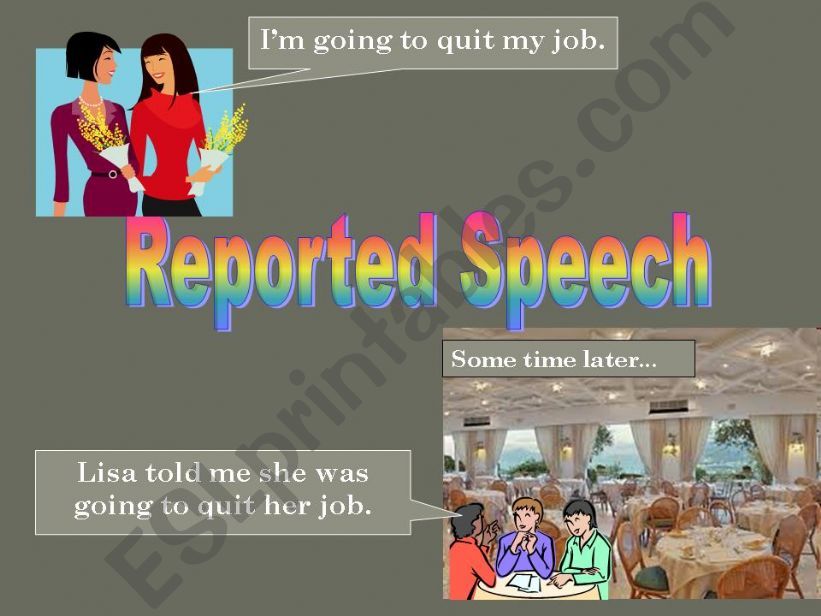 Reported Speech powerpoint