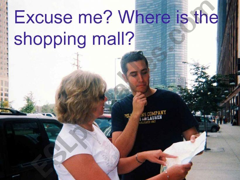 Where is the Shopping Mall? powerpoint