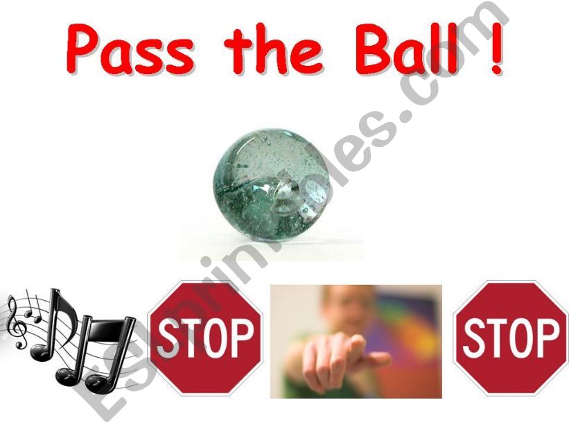 Pass the ball! Game (with sound)