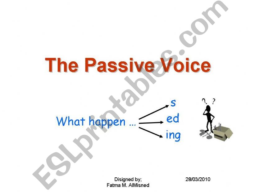 The Passive Voice powerpoint