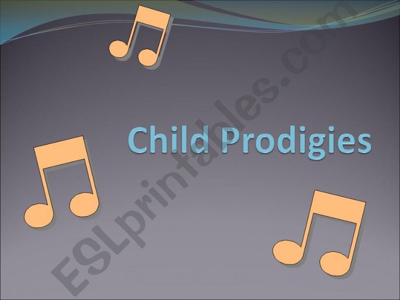 August Rush Musical Prodigy PowerPoint