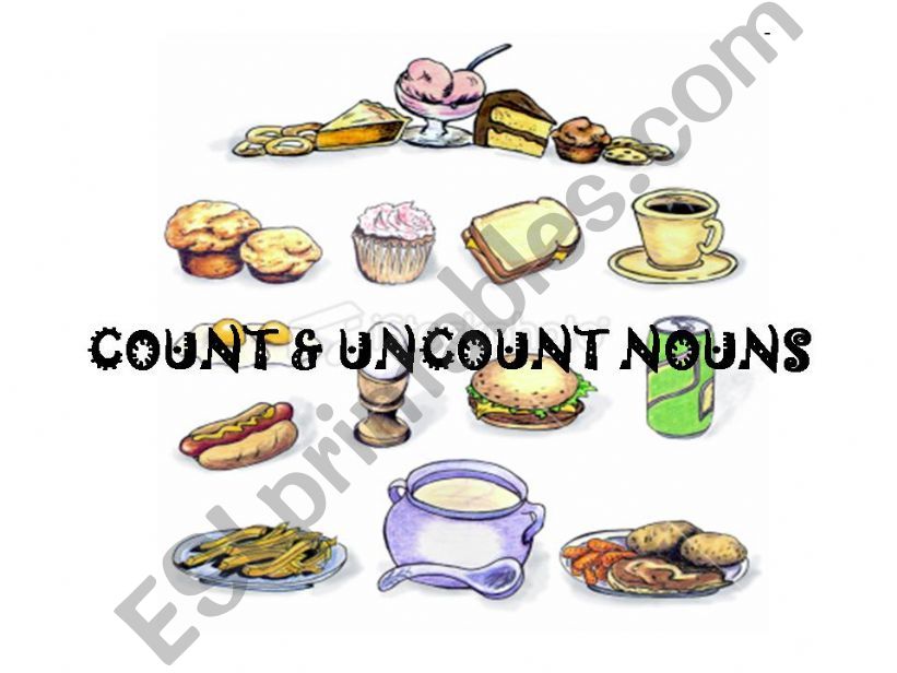 Countable and uncountable nouns