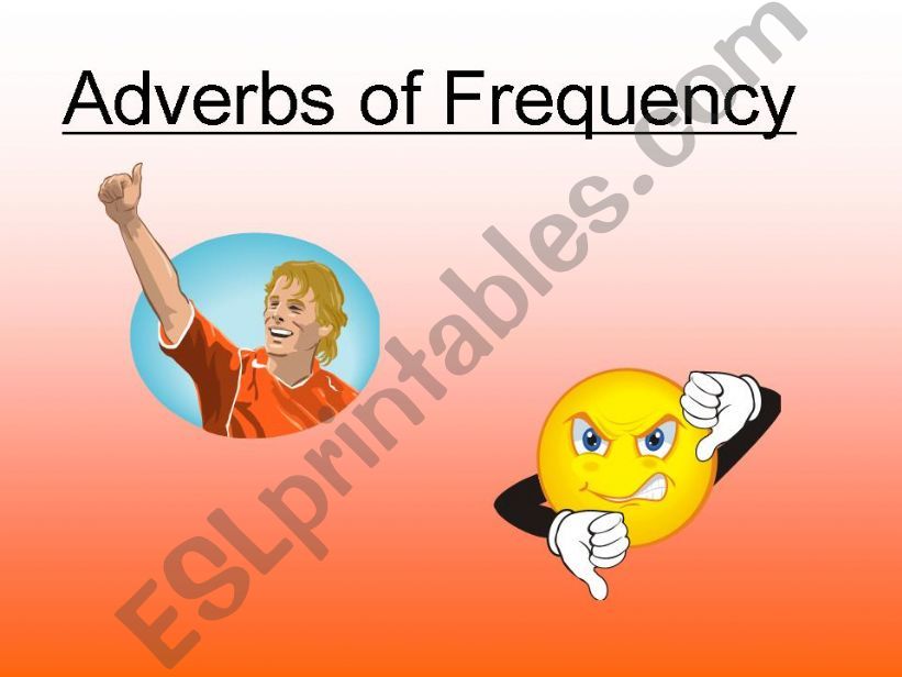 Adverbs of Frequency powerpoint