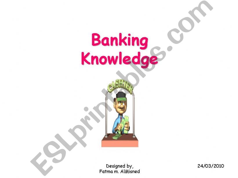 Banking Knowledge powerpoint