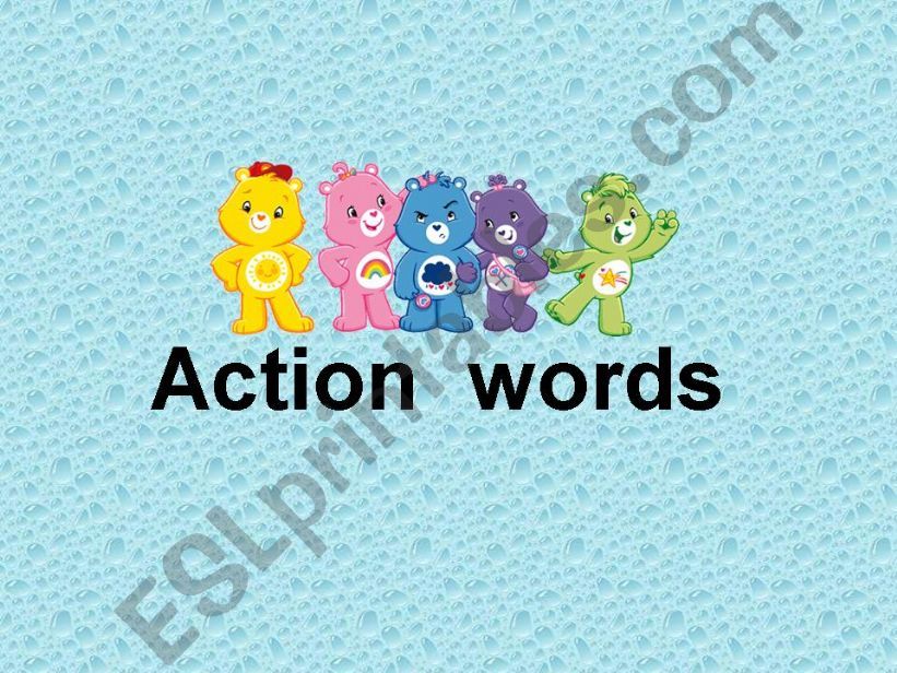 Action  words powerpoint