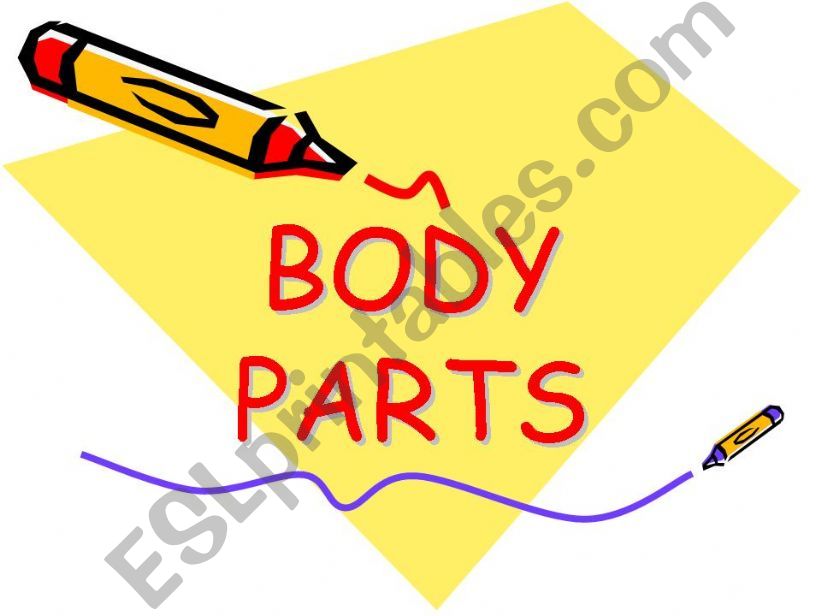body parts for young learners powerpoint