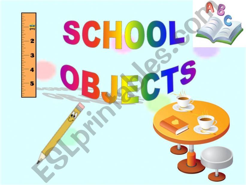 School objects powerpoint