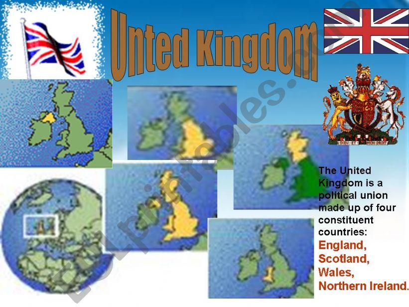 Parts of the UK powerpoint