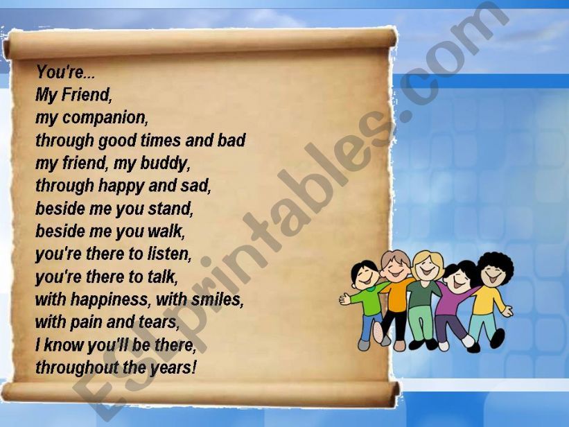 friendship powerpoint