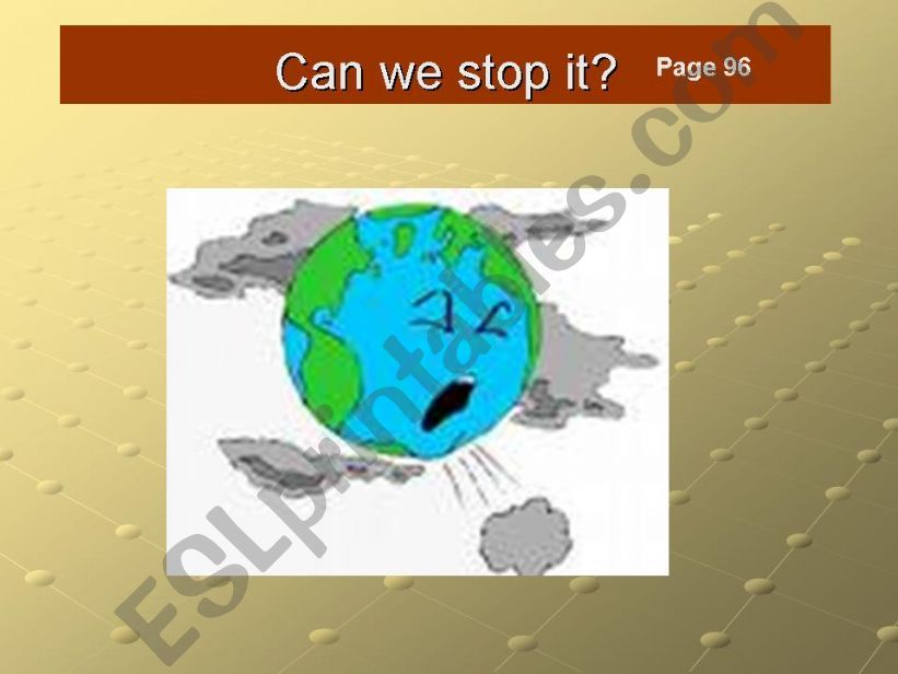 pollution in our planet powerpoint