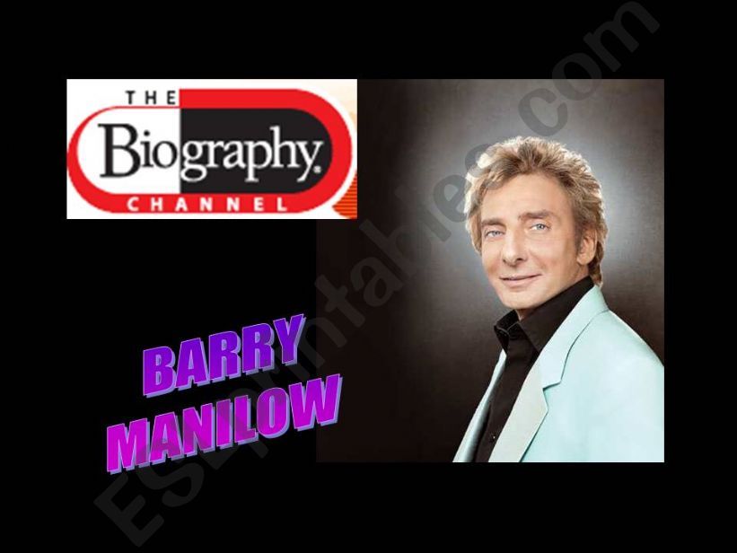 BARRY MANILOW powerpoint