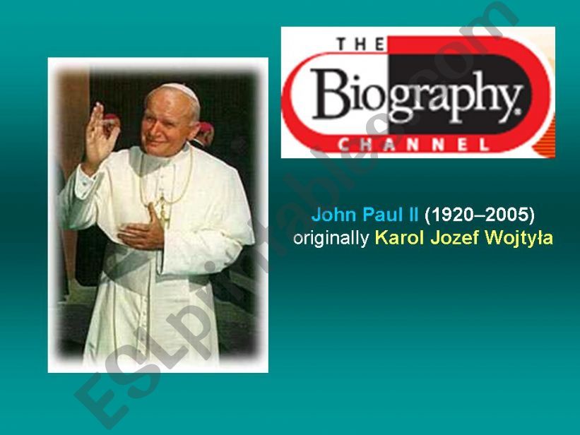 JOHN POPE II powerpoint