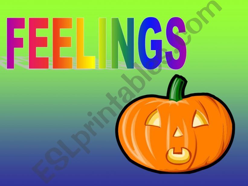 feelings powerpoint