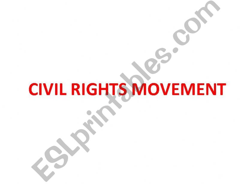 Civil Rights powerpoint