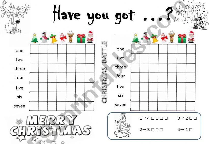 Xmas Battleship powerpoint