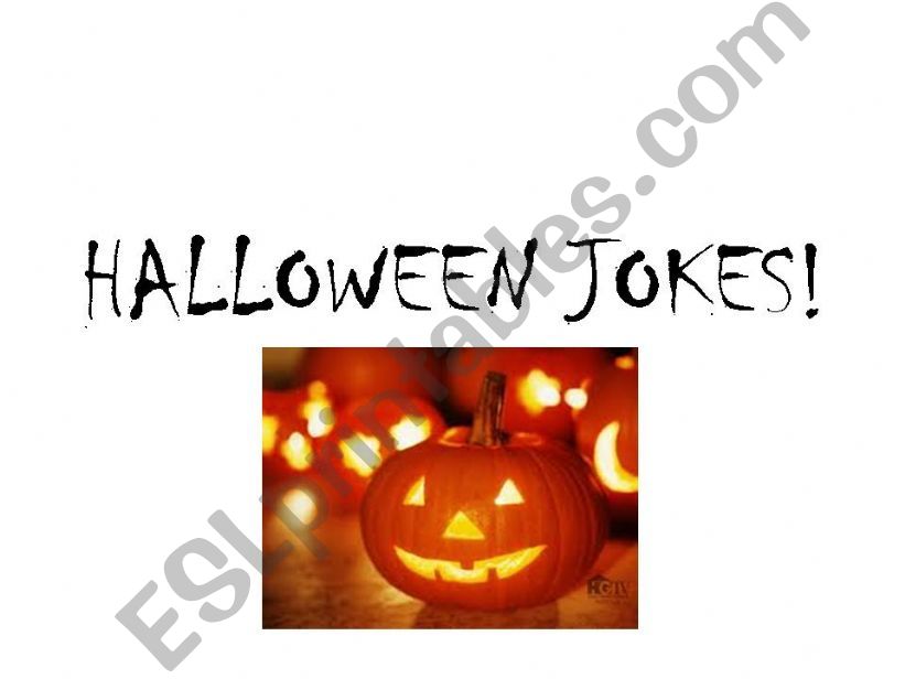 halloween jokes  powerpoint