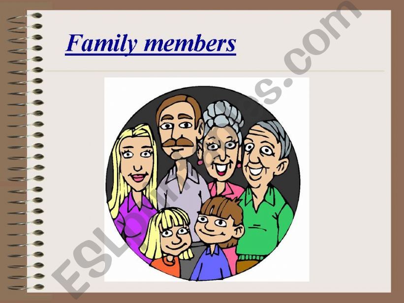 Family members powerpoint