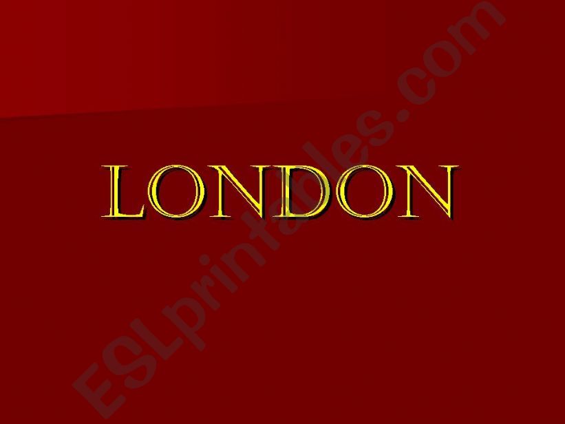 London powerpoint