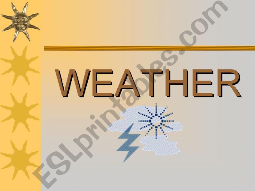 Weather powerpoint