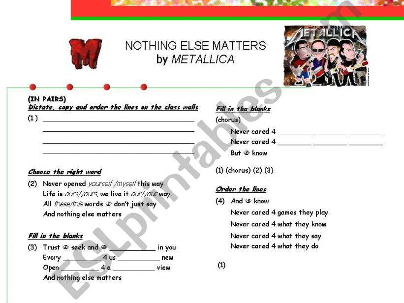 Nothing else matters (Metallica)