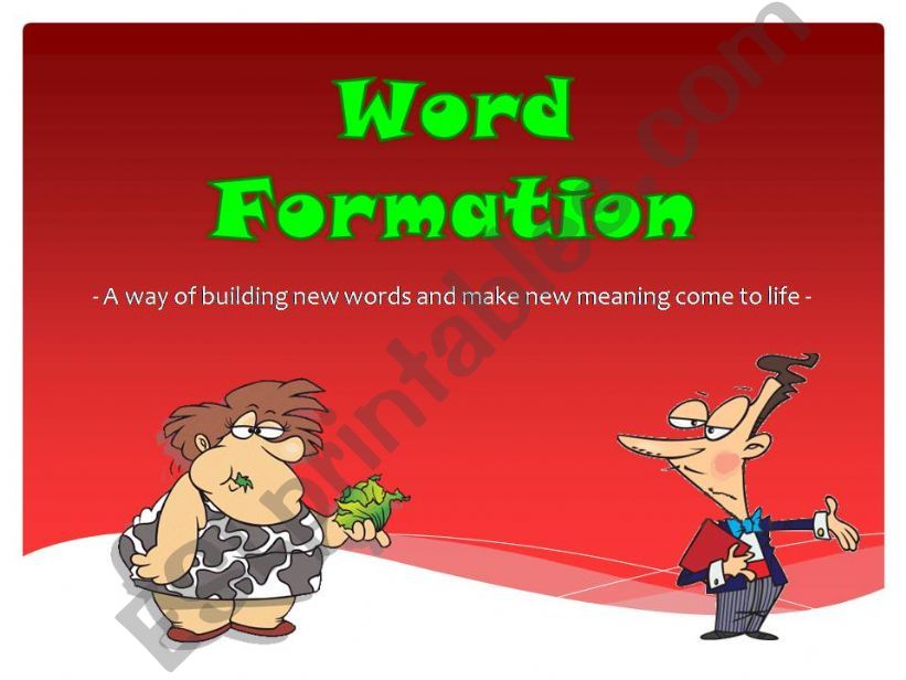 Word Formation (presentation) - updated
